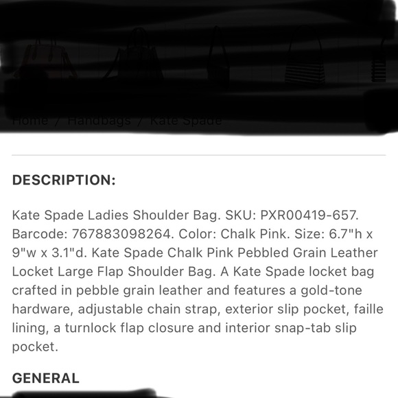 Beautiful Kate Spade “Lovitt” soft pebbled leather medium shoulder bag white - Picture 8 of 8